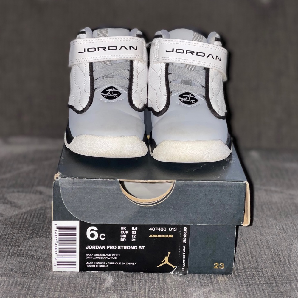USED Jordan Pro Strong BT Baby Boy Sneakers